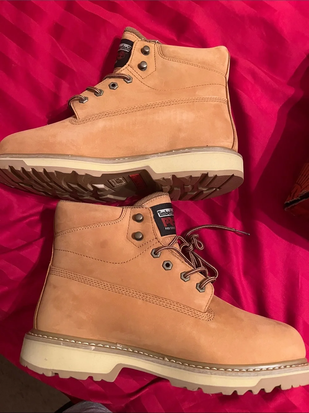 Timberland Wheat Tan Men’s Work Boots